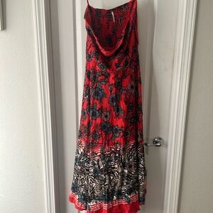 Free people woman's strapless sun dress